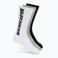 Socken SKECHERS Terry Crew 1/2 3 pack grey/black