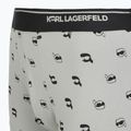 Herrenboxershorts KARL LAGERFELD Ikon Aop Trunk 3er-Pack karl dot/ash black 6