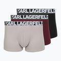 Herrenboxershorts KARL LAGERFELD Bold Elastic Trunk 3er-Pack windsor/black/ash