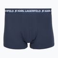Herrenboxershorts KARL LAGERFELD Logo Trunk Multiband 3er-Pack dark sea/indigo/blue 3