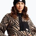Fleecejacke für Damen Protest PRTJosey 1/4 Button bamboobeige 5