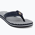 Flip-Flops Damen Tommy Hilfiger Stripes Beach Sandal space blue 7