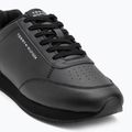 Herren Tommy Hilfiger Lo Runner Pu Mix schwarz Schuhe 7