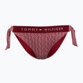 Bikini-Unterteil Tommy Hilfiger Cheeky Side Tie Bikini Print floral stripe regatta red
