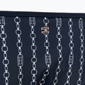 Tommy Hilfiger Cheeky String Badeanzug Bottom Side Tie Print Flagge Kette dunkle Nacht navy 3