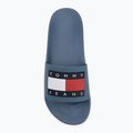 Tommy Jeans Pool Slide Ess DBX blaue Küste Herren-Flip-Flops 5