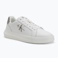 Calvin Klein Herrenschuhe YM0YM00681 Chunky Cupsole Monologo Lth triple bright white/rock ridge