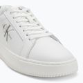 Calvin Klein Herrenschuhe YM0YM00681 Chunky Cupsole Monologo Lth triple bright white/rock ridge 7