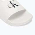Badeschlappen Schlappen Damen Calvin Klein YW0YW01835 Slide Monogram Wn bright white/black 7