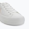Calvin Klein Damen Turnschuhe YW0YW01763 Vulc Flatform Low Cv MG triple bright white 5