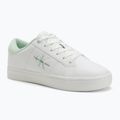 Calvin Klein Damenschuhe YW0YW01444 Classic Cupsole Lowlaceup Lth Wn Hellweiß/Mondlicht Jade