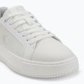 Calvin Klein Damenschuhe YW0YW01769 Chunky Cupsole Low Mg hell weiß/silber 7