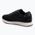 Calvin Klein Damen Schuhe YW0YW01888 Retro Runner Low Laceup Canvas schwarz/hellweiß 3