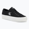 Calvin Klein Damen Turnschuhe YW0YW01763 Vulc Flatform Low Cv MG schwarz/hellweiß