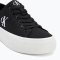 Calvin Klein Damen Turnschuhe YW0YW01763 Vulc Flatform Low Cv MG schwarz/hellweiß 7