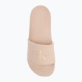 Badeschlappen Schlappen Damen Calvin Klein YW0YW01835 Slide Monogram Wn triple whisper pink 5