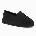 Damen Schuhe Calvin Klein Flatform Espadrille Mg/Hdw dreifach schwarz