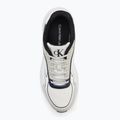 Calvin Klein Damen Schuhe YW0YW01887 Retro Tennis Knit Mg hell weiß/silber bich/navy 5