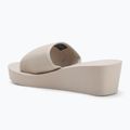 Calvin Klein Damen Flip Flops YW0YW01725 Beach Wedge Slide Canvas Eierschale 3