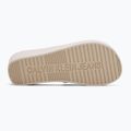 Calvin Klein Damen Flip Flops YW0YW01725 Beach Wedge Slide Canvas Eierschale 4