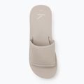 Calvin Klein Damen Flip Flops YW0YW01725 Beach Wedge Slide Canvas Eierschale 5