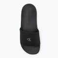 Calvin Klein Damen Flip-Flops YW0YW01713 Slide Monogram Hardware dreifach schwarz 5