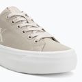 Calvin Klein Damen Turnschuhe YW0YW01763 Vulc Flatform Low Cv MG Eierschale/Sahne weiß 7