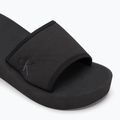 Calvin Klein Damen Flip Flops YW0YW01725 Beach Wedge Slide Canvas dreifach schwarz 7