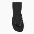 Calvin Klein YW0YW01716 Sq Low Wedge Sandal Stitch dreifach schwarz Flip Flops für Damen 5
