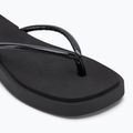 Calvin Klein YW0YW01716 Sq Low Wedge Sandal Stitch dreifach schwarz Flip Flops für Damen 7