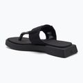 Calvin Klein Damen Flip Flops YW0YW01717 Sq Low Wedge Sandale Rope dreifach schwarz 3