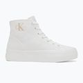 Calvin Klein Damen Turnschuhe YW0YW01764 Vulc Flatform Mid Cv Mg dreifach hellweiß 2