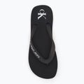 Calvin Klein Damen Flip Flops YW0YW01829 Strand Sandale Transparent Tpu schwarz 5