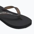 Calvin Klein Damen Flip Flops YW0YW01829 Strand Sandale Transparent Tpu schwarz 7