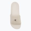 Calvin Klein Damen Flip-Flops YW0YW01713 Slide Monogram Hardware Schildkröte Taube 5