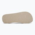Damen Calvin Klein YW0YW01723 Strand Sandale Flatform Ttxr Satin dreifach Eierschale Flip Flops 4