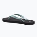 Calvin Klein Damen Flip Flops YW0YW01719 Strand Sandale Monologo Tpu schwarz/wolkenblau 3