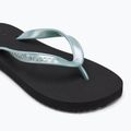 Calvin Klein Damen Flip Flops YW0YW01719 Strand Sandale Monologo Tpu schwarz/wolkenblau 7