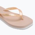 Calvin Klein Damen Flip Flops YW0YW01720 Thong+ Tpu Metallic flüsterrosa/hellweiß 7