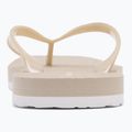 Calvin Klein Damen Flip Flops YW0YW01720 Thong+ Tpu Metallic Eierschale/helles Weiß 6