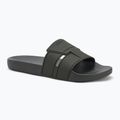 Calvin Klein Herren Flip-Flops HM0HM01752 Pool Slide Double T dunkel oliv