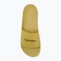 Calvin Klein Herren Flip-Flops HM0HM00455 Pool Slide Gummi Avocadoöl 5
