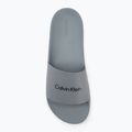 Calvin Klein Herren Flip-Flops HM0HM00455 Pool Slide Gummi Granit Straße 5