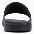 Calvin Klein Herren Flip-Flops HM0HM01752 Pool Slide Double T schwarz 6