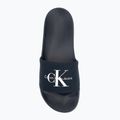 Badeschlappen Schlappen Herren Calvin Klein YM0YM01271 Slide Monogram Cv triple calvin navy 5