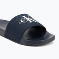 Badeschlappen Schlappen Herren Calvin Klein YM0YM01271 Slide Monogram Cv triple calvin navy 7