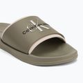 Herren Calvin Klein YM0YM00361 Slide Gummi Neopren Monologo Meerjungfrau/Eierschalen Flip-Flops 7