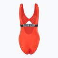 Badeanzug Damen Calvin Klein KW0KW02746 Intense Power One Piece Fashion Fit flaming chili 2