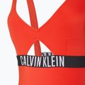 Badeanzug Damen Calvin Klein KW0KW02746 Intense Power One Piece Fashion Fit flaming chili 3