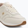 Tommy Hilfiger Leather Runner Damenschuhe Elfenbeinblüte/Neusprin 7